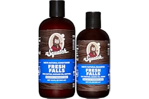 Dr. Squatch Natural Men's Shampoo and Conditioner Set - Healthy, Full Looking Hair - Fresh Falls Natural Shampoo and Conditio