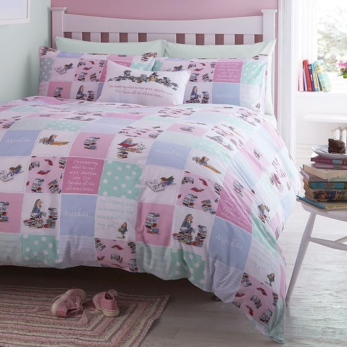 MATILDA Patchwork Bedding set by Roald Dahl (Double) Amazon.co.uk