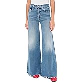MOTHER Women's The Tomcat Swisher Sneak Fray Jeans