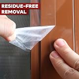 XFasten Transparent Window Weather Sealing Tape 2 in x 30 yd Clear view 3