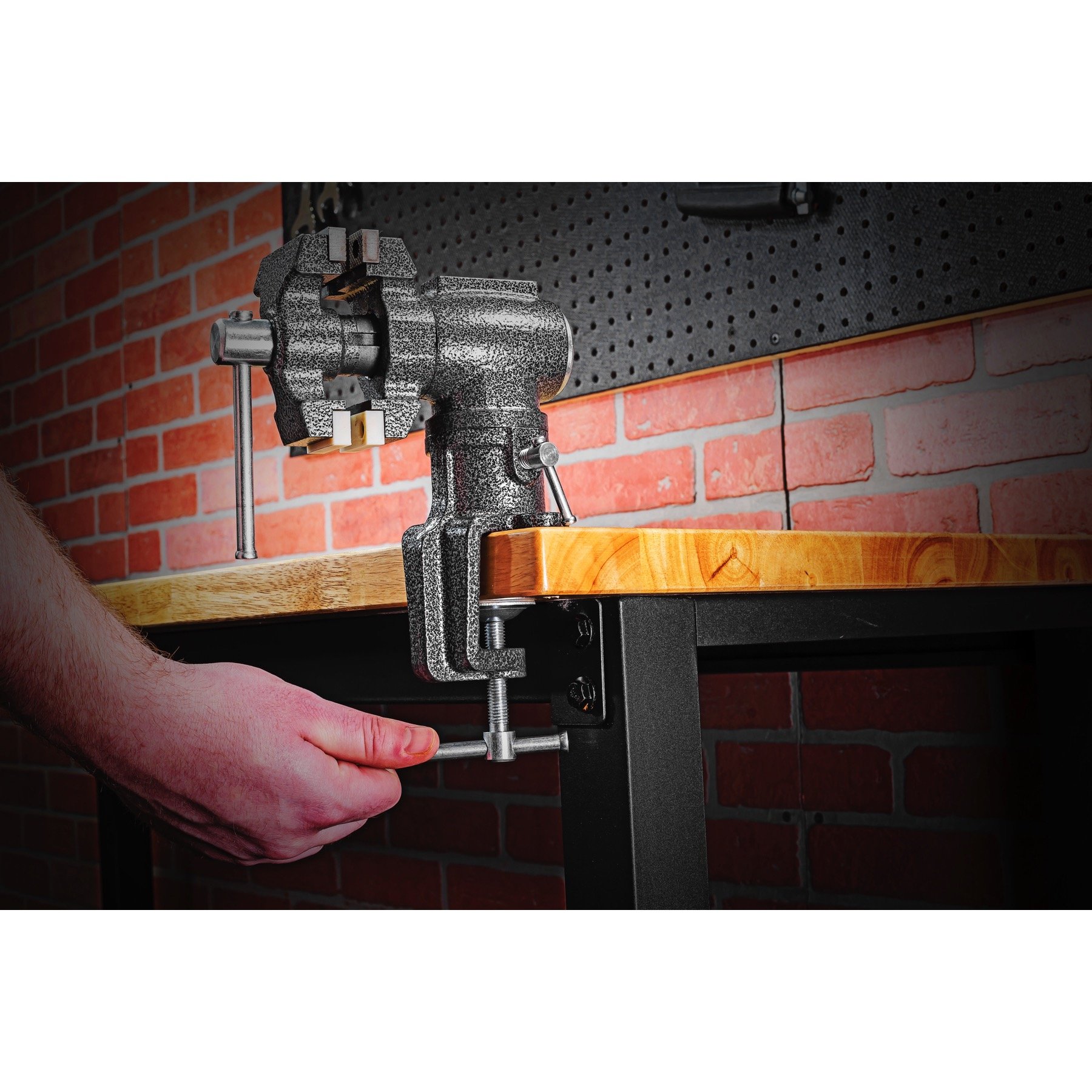 Mua Toolsmith 2-1/2 inch Mini Jaw Portable Clamp-on Table Bench Third ...