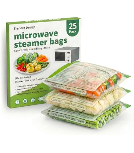Sacs Cuisson Vapeur Micro-ondes Toastabags - Lot De 100