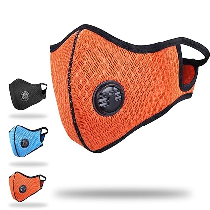 Yobenki Dust Mask Anti Pollution Mask Activated Carbon Filter