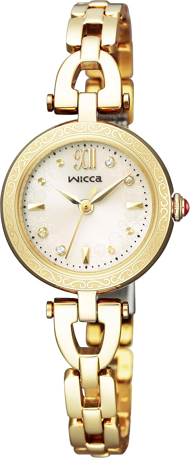 Amazon シチズン Citizen 腕時計 Wicca ウィッカ ソーラーテック Disneyコレクション 美女と野獣 限定モデル Kp3 325 31 レディース レディース腕時計 腕時計 通販