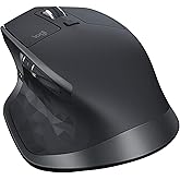 Logitech MX Master 2S Wireless Mouse with Flow Cross-Computer Control and File Sharing for PC and Mac, Graphite