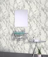 Arthouse Carrara Marble Effect Silver Wallpaper 10.05m x 0.53m Roll view 4