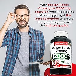 Lab | Ginseng |180 Capsules |12000 mg| Ginseng