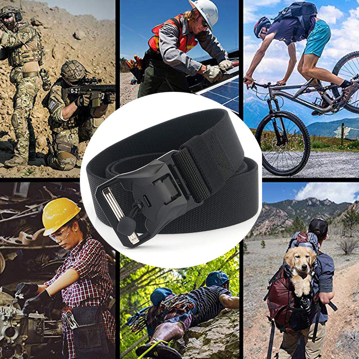 NiceShop16 Tactical Elastic Belt 1.5\