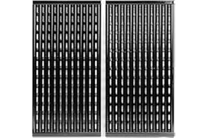 COGRICHBF 17" Grill Grates for Charbroil Performance 2 Burner 463633316, 463672416, 463672016, 463672216 Gas Grill, 3 Burner 463280019, 463370719, 463371116, G460-0500-W1 Porcelain-Enameled Emitter Plates