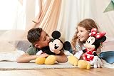 Disney Store Mickey Mouse Medium Soft Toy 45cm 17” Embroidered Details view 4