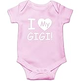 I Love My Gigi - Funny Baby Essentials Bodysuit - Cute Newborn Girl Clothes Baby Boy Outfits