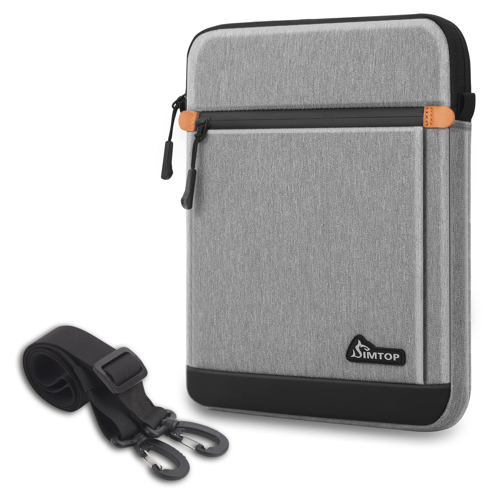 SIMTOP Tablet Sleeve Bag 11inch,ipad air (2018-2023),ipad carrying case with Shoulder Strap,Ipad Accessories Briefcase bags Waterproof Microsoft Surface Go Ipad bags for Men(Grey) — image 1