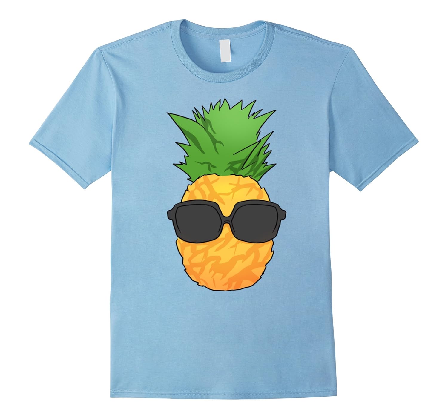 hawaiian pineapple t shirt wearing sunglasses aloha hawaii-Rose