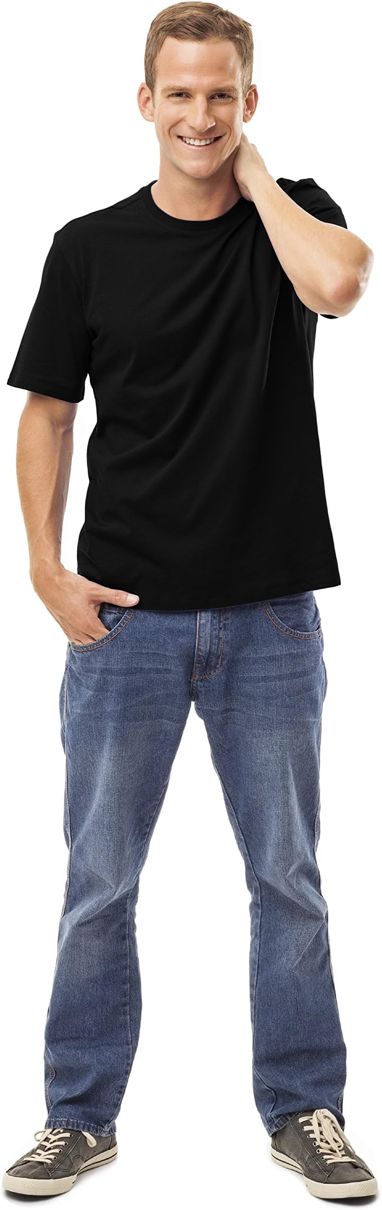 Bruntwood Essential Soft Touch Tshirt - Mens & Ladies - 140GSM - Cotton - 4 Pack