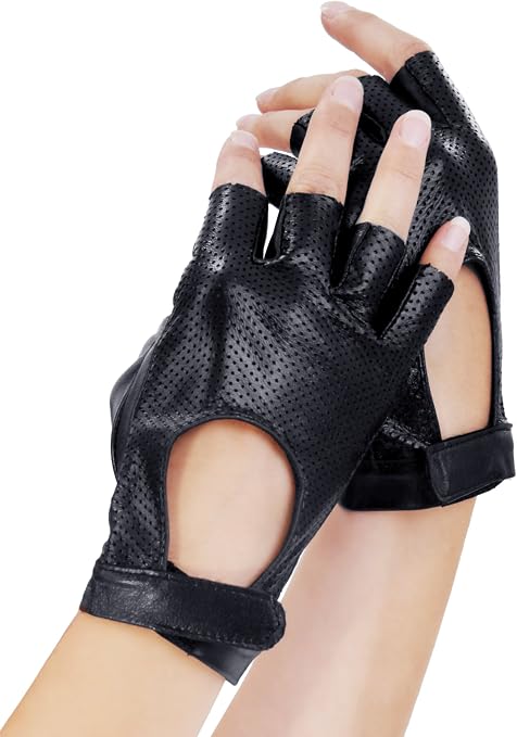 BLACKWILD Fingerlose Handschuhe | Ohne Finger Leder Produktbild-Vorschau 7