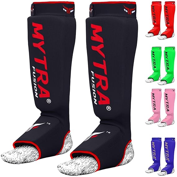 Mytra Fusion Shin Instep Kick Boxing Training Pads Amazon.es Deportes
