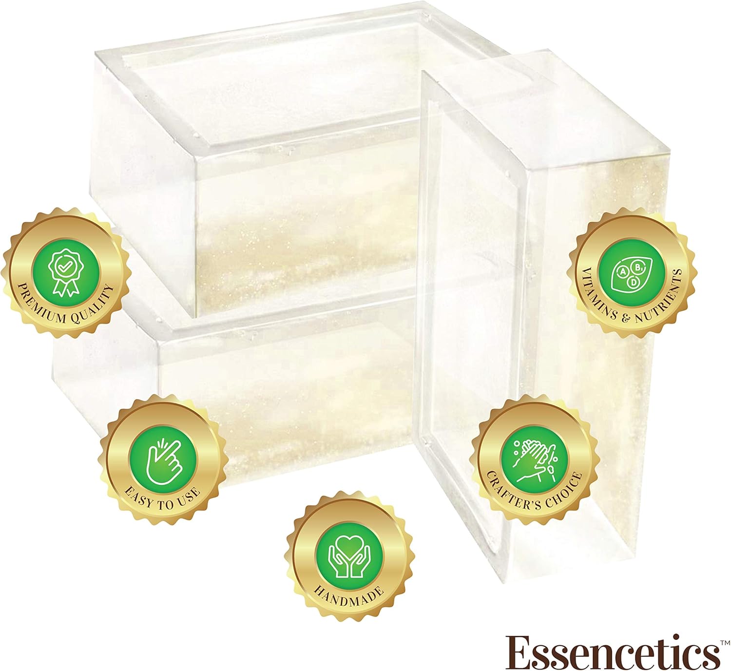 5 LB Ultra Clear Soap Base for Soap Making Melt and Pour Glycerin Soap Base Natural Soap Base for Soap Making Glycerin Blocks for Soap Making Soap Melt and Pour Base: Arts, Crafts & Sewing
