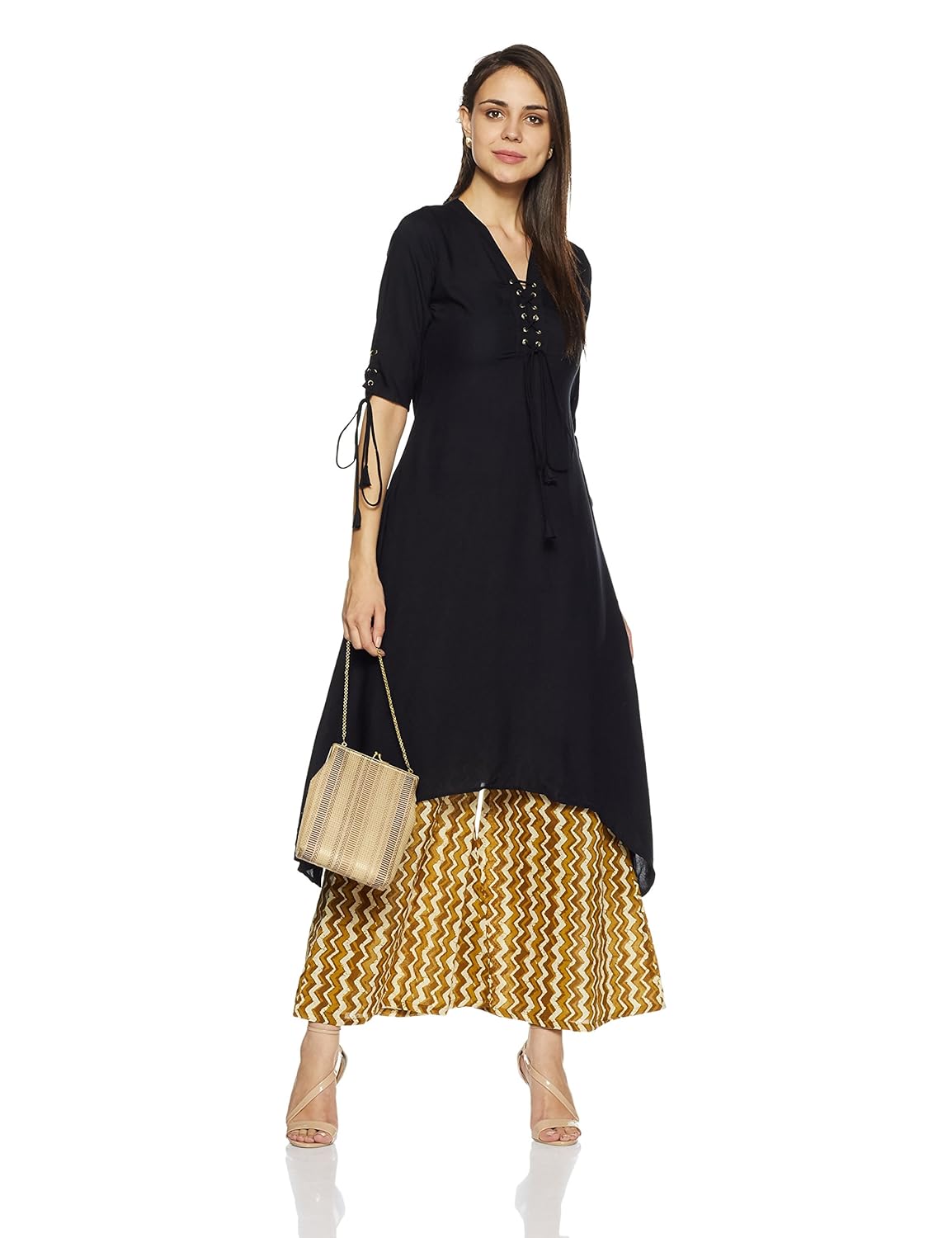 gerua women's a line salwar suit set