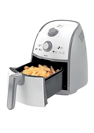 Jocca 5529 Freidora sin aceite, 1500 W, Acero inoxidable, Plata