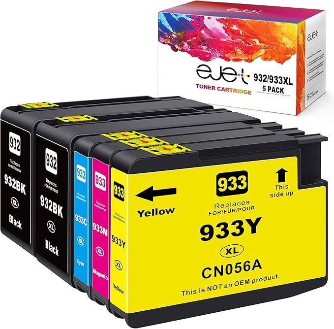 LOTTO CARTUCCE INCHIOSTRO Originali HP 932XL 933XL Ink Cartridges Cn053a Cn054a 293573605353 - Foto 7