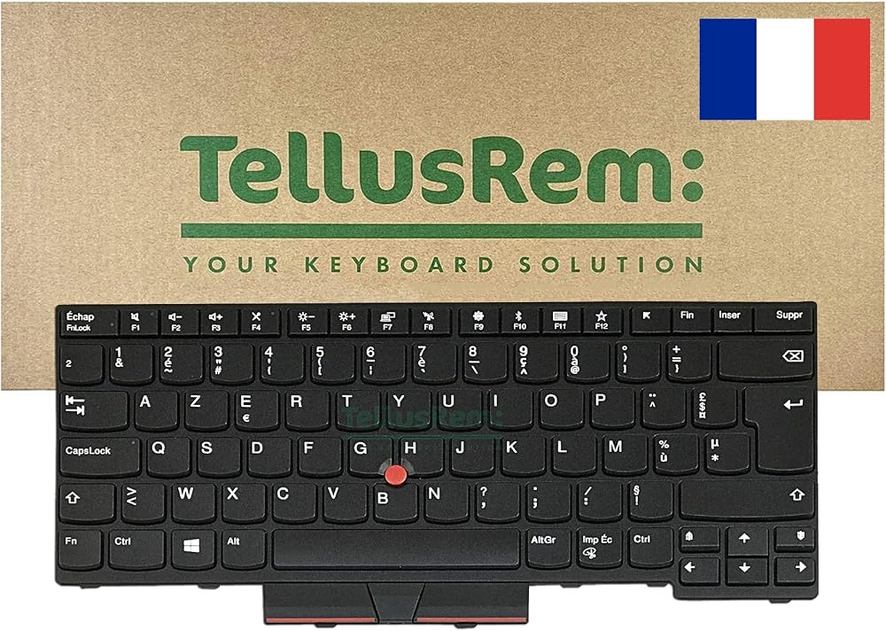 TellusRem French Non-Backlit Keyboard for Lenovo Thinkpad E531 T540 T540P T550