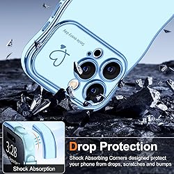 Hython for iPhone 15 Pro Case Cute Curly Wave Frame