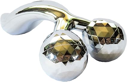 Amazon エステティック フェイス ボディー マッサージ ローラー 3d 顔 Vライン コロコロ 小顔 美顔 ハンディ タイプ 電池不要 スモール ホーム キッチン