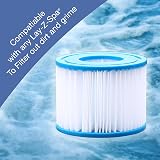 Qualtex Qpro Replacement Filter 4 Pack for Bestway VI Lay-Z-Spa Hawaii Vegas view 2