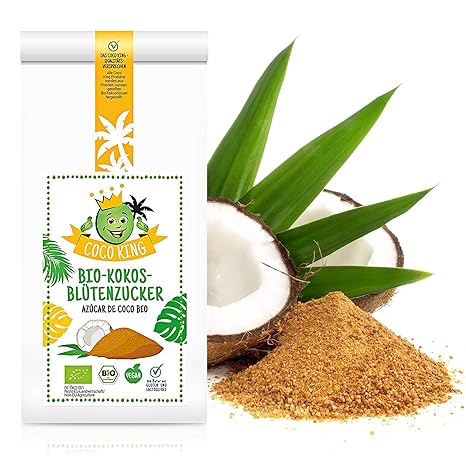 Coco King Bio-Kokosblütenzucker/vegan / glutenfrei, 1er Pack (1 x 500 g)