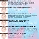 TEUVO Eyebrow Stencil Kit 24 Styles Shaper Beginner Brow Razor Brush Reusable view 7