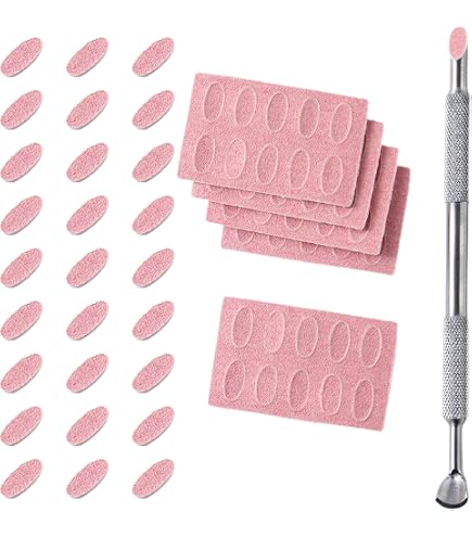 thumbnail interactive-video image 1 of 180 Grit Sandpaper Sheets Dual Ended Nail Cuticle Pusher Cuticle Cutter Self-Adhesive Sandpaper For Keratinizer Slant Heads Nail Art Pre Polishing Sandpaper Nail And Foot Salon Home Sandpaper 1 of 9