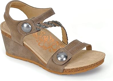 aetrex wedge sandals