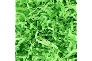 Cgzwxjin Lime Green Crinkle Cut Paper Shred Filler (1/2 LB)，Crinkle Paper for Gift Box, Shredded Paper Filler, Gift Basket Filler,Gift Wrapping