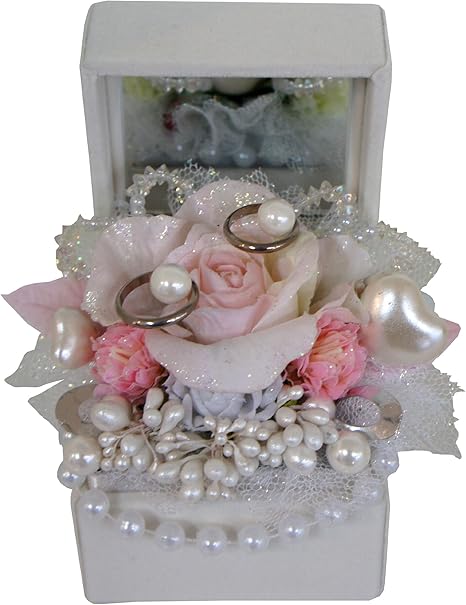 Amazon リングピロー完成品 キューブ 指輪交換 結婚指輪置き 手作りrpr0305 インテリア オンライン通販 Amazon リングピロー完成品 キューブ 指輪交換 結婚指輪置き 手作りrpr0305 インテリア オンライン通販