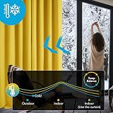 Deconovo Blackout Curtains Thermal Insulated Eyelet 2 Panels Mellow Yellow 72 view 4