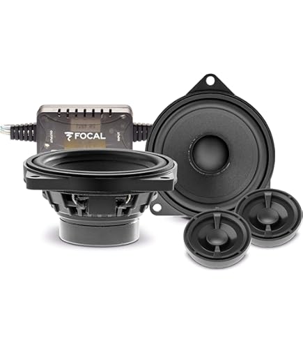 FOCAL /BMW /100L 10cmコンポーネント2WAYスピーカー 美品 FOCAL（フォーカル）BMW車種別専用キット 2WAYコンポーネント