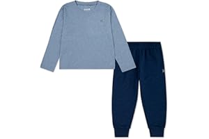 Hurley boys Long Sleeve Soft Basic T-shirt and Joggers 2-piece Outfit Set