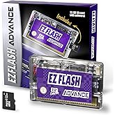 EZ Flash AIR Advance. Retro-Themed Flash Cart for GBA + 32 GB SD Card Pre-Loaded with Games | Collector’s Packaging