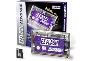 B.BROWN EZ Flash AIR Advance. Retro-Themed Flash Cart for GBA + 32 GB SD Card Pre-Loaded with Games | Collector’s Packaging