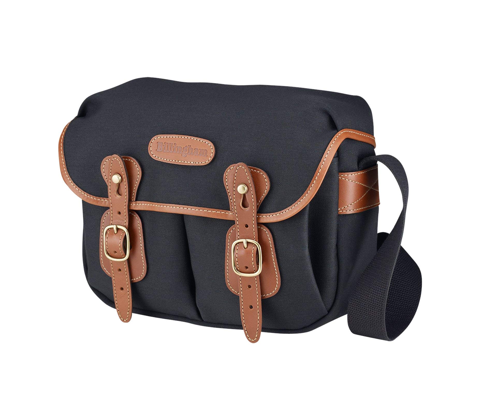 Billingham Hadley Small Camera Bag (Black Canvas/Tan Leather)