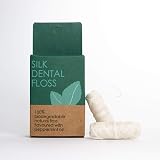 FLON Natural Silk Dental Floss Refill 2 x 30m Peppermint Waxed Copyfree view 4