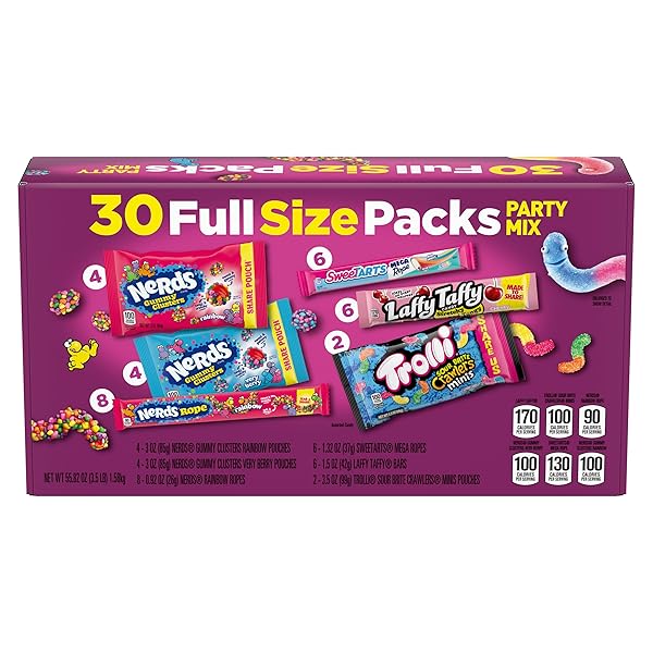 NERDS, SWEETARTS, TROLLI AND LAFFY TAFFY PARTY MIX...