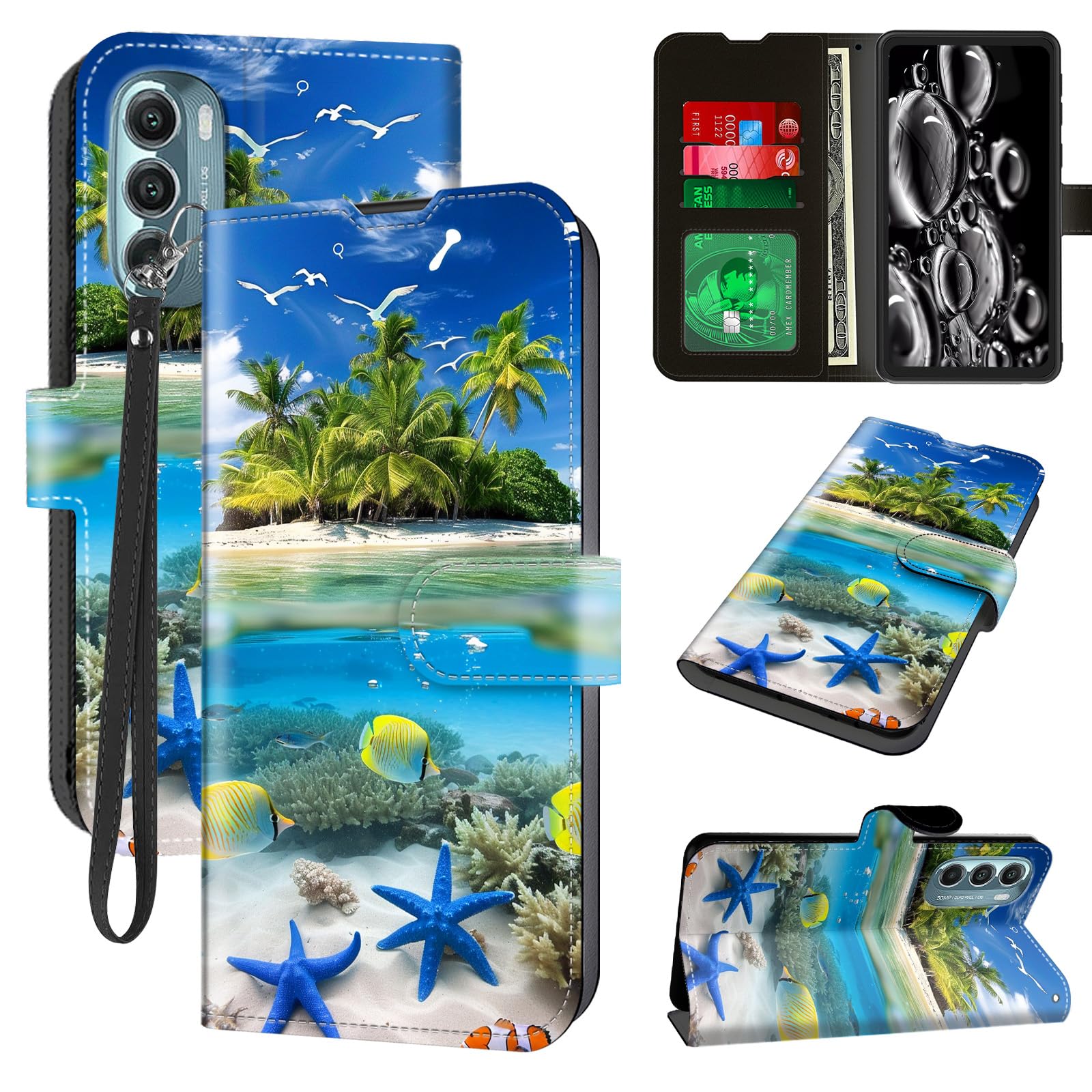ACWDMKH for Moto G Stylus 5G 2022 Case Wallet with