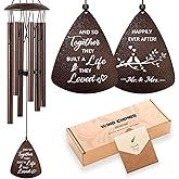 Wedding Gifts for Couples, 32" Bronze Wind Chimes Gift for Wedding Engagement Newly Wed, Bridal Shower Gift for Bride, Mr and Mrs Gifts