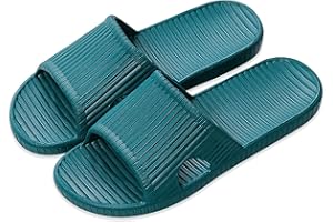 VIDSID Shower Slippers for Women Men, Quick Drying Lightweight Non Slip Open-toe EVA Travel-friendly Breathable Shoes Slide Slippers for Bathroom,House Slipper,Outdoor