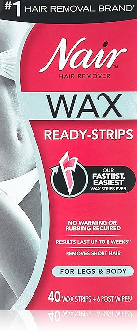 Amazon Com Nair Hair Remover Wax Ready Strips 40 Count Legs Body