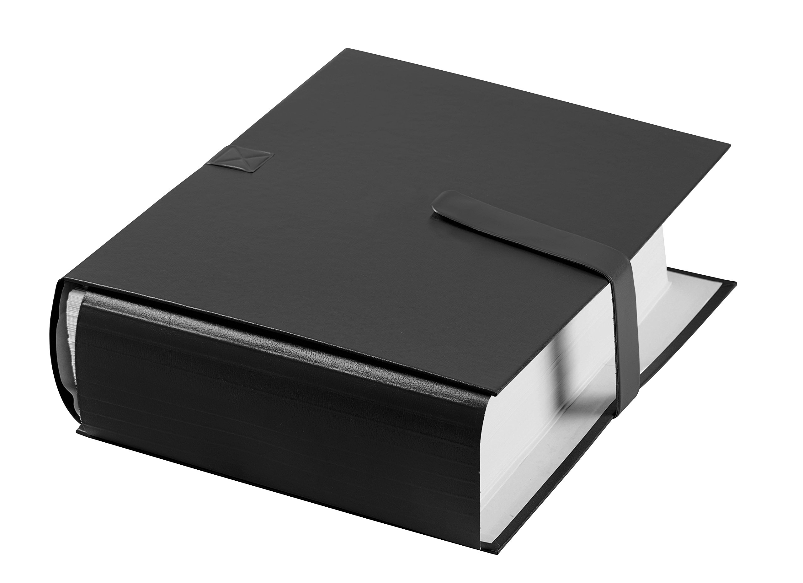 Fast 100725692 Shirt Flap Strap Extendible 24 x 32 cm PVC Effect Leather Velcro Fastener Black