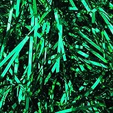 Lainrrew 100 Grams Sparkly Iridescent Film PP Hamper Shreds & Strands Shredded Grass Stuffer Crinkle Confetti Raffia Paper Gift Box Filler for DIY Gift Wrapping & Basket Filling