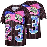 Afuby 90s Clothing for Women,Unisex Hip Hop Outfit for Party,Bel Air Baseball Jersey
