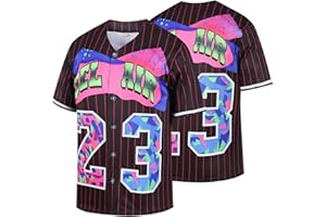 Afuby 90s Clothing for Women,Unisex Hip Hop Outfit for Party,Bel Air Baseball Jersey